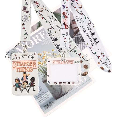 JY097 TV Series Lanyards Id Badge Holder Keychain ID Card Pass Gym Mobile Badge Holder Lanyard Key Holder