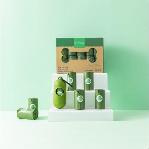 Poop Bags Degradable Environmental Garbage Bag Carton Pick Up Toilet Bags Cat Waste Bags Outdoor Clean Garbage Bag Eco-friendly