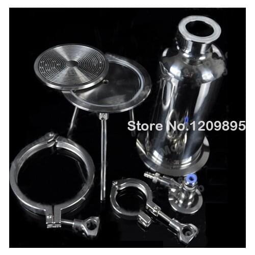 500ml 100mm diameter Membrane Filter Stainless steel barrel type positive pressure filter 0.5L Laboratory Equipment and Supplies