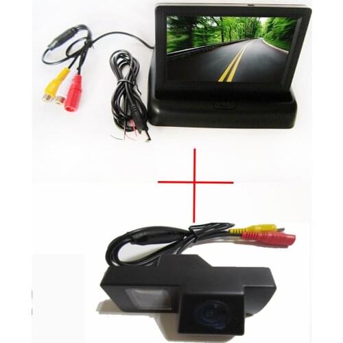 HD CCD Car RearView Camera high clear for TOYOTA LAND CRUISER 200 LC200 / Toyota REIZ 2009,with 4.3Inch foldable LCD TFT Monitor