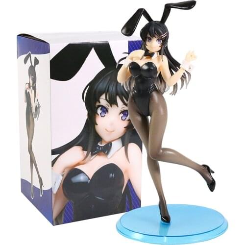 Rascal Does Not Dream of Bunny Girl Senpai Sakurajima Mai PVC Figure Collectible Model Toy