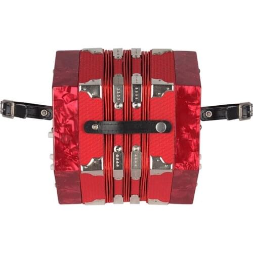 Concertina Accordion 20 Button 40 Reed Musical Instrument with Carrying Bag B2Cshop