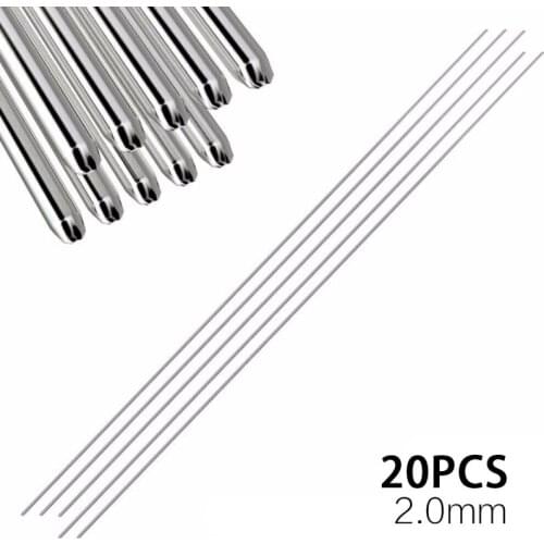 Hot Sell 20/10/1 Pcs Easy Magnesia Aluminum Welding Rods Low Temperature No Need Solder Powder Tig Pvc 2.0/1.6mm Dropshipping