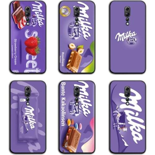 Cute Chocolate Milka Phone Case For Oppo A5 A9 2020 Reno2 z Renoace 3pro A73S A71 F11