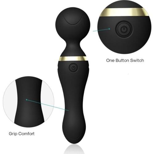 Powerful Wand Vibrator rechargeable av magic wand massage vibrators for women clitoris Adult Sex Toys for Woman Sex shop