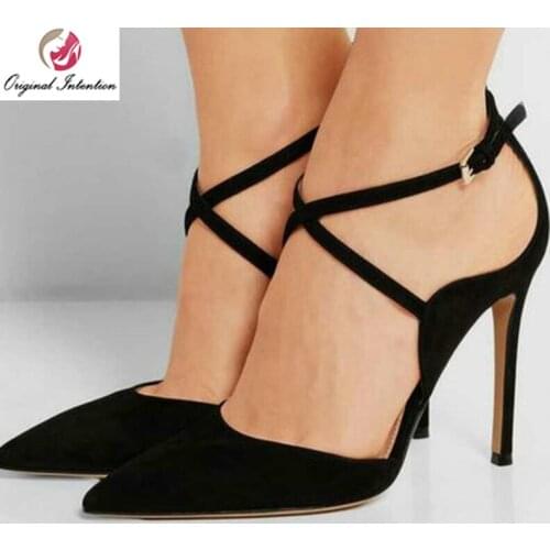 Original Intention Women's Shoes With A Strap