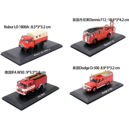 A tlas 1:72 Ladder Fire Truck Fire engine boutique alloy car toys for children kids toys Model Original box