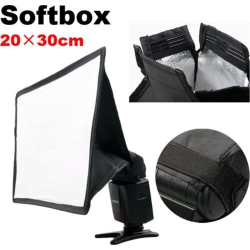 30*20cm Flash Softbox Diffuser For Yongnuo YN-560 YN-468 YN-467 YN465 YN-460 II YN-460 YN-462 YN-560 II YN-565EX Sppedlite