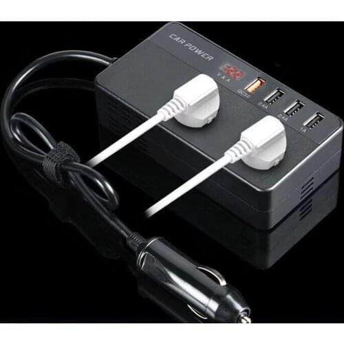 Stable Power Inverter Car Adapter Cigarette Lighter Camping Power Supply