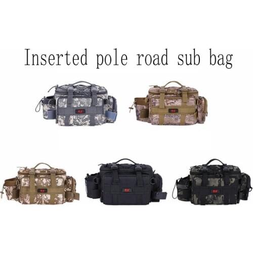 Outdoor Bag Fishing Road Sub Bag Waist Bag Messenger Bag Fishing Backpack Inserted Fishing Rod Packaging Bag Storage Bag