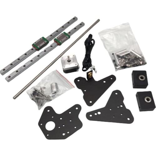 1set BLV TCreality Ender 3 Pro dual Z axis Hiwin MGN12H linear rail mod kit dual NEMA17 motor mod