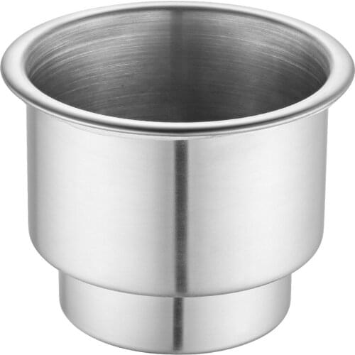 1 Pcs Stainless Steel Cup Drink Holder with Drain for Boat Marine Camper RV