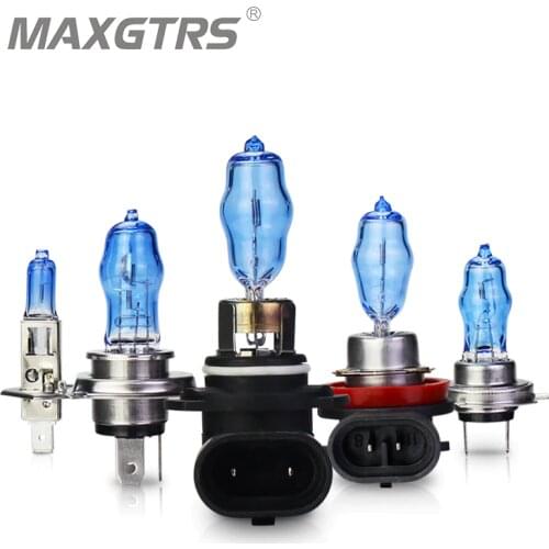 2x H1 H7 H4 H8 H11 9005 9006 100W White Gold 4300K 3000K Auto Car HOD Halogen Fog Lights Bulbs Lamps Headlight Car Light Source