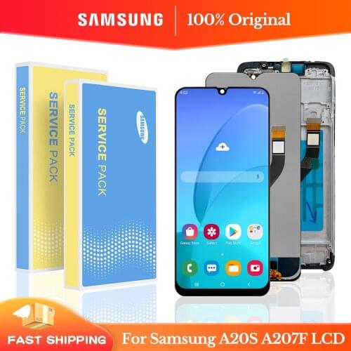 6.5'' Original For SAMSUNG Galaxy A20s A207 A2070 SM-A207F LCD Display Screen Digitizer Assembly Repacement Parts For A20S Lcd