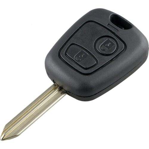 Car Remote Control Key 2 Buttons Straight Car Key 433Mhz Cross Embryo Electronic Chip For Citroen Picasso