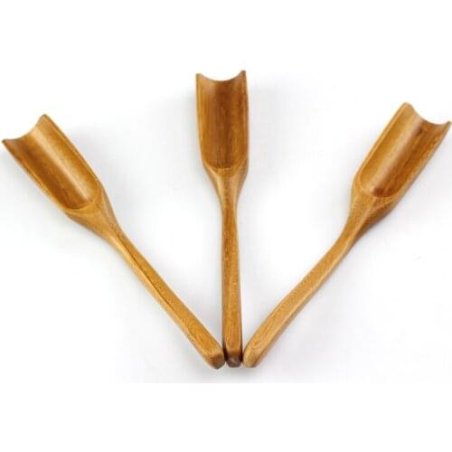 Bamboo tea spoon puer oolong Rosewood spoons wood tools kung fu tea set tea shovel teaset on sale