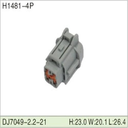 Free shipping 500pcs DJ7049-2.2-21 4Pin 2.2mm AMP Car Electrical Wire Connectors for VW,BMW,Audi,Toyota,NISSAN AND other