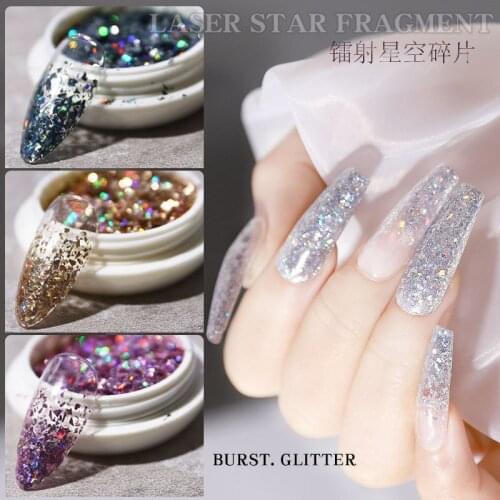 Nail Glitter Mix Powder Sequins Nail Sparkles Shiny Makeup Glitter Dust Nail Art Decoration Nails Set Arts and Crafts