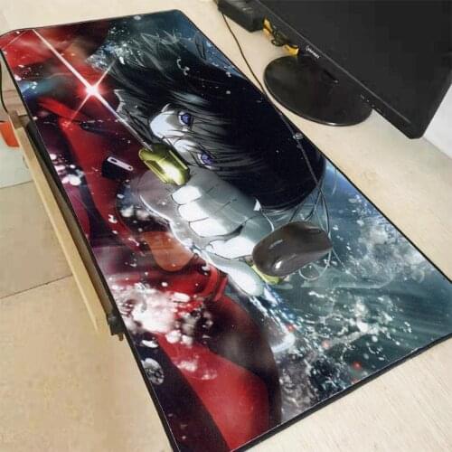 XGZ Japan Korean Popular Anime Large Mouse Pad Gamer Lock Edge Keyboard Mouse Mat Gaming Desk Mousepad for CS GO LOL Dota Game
