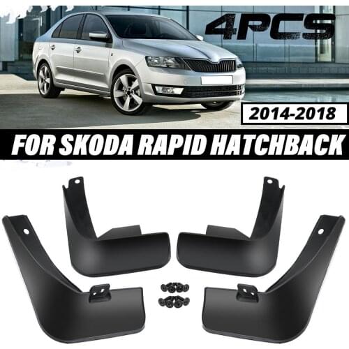 Car Mud Flaps Mudguards Fender Splash Guards Mud Guard For Skoda/Rapid 2013 2014 2015 2016 2017 2018