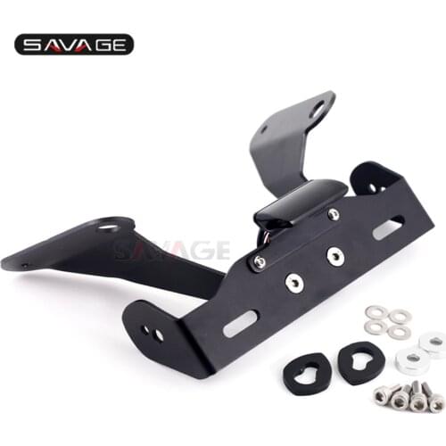 License Plate Holder For DUCATI MONSTER 821 2014-2019 17 16 Motorcycle Tail Tidy Bracket Fender Eliminator LED Light Accessories