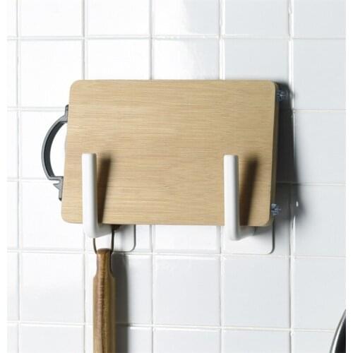 Home Storage Kitchen Storage Rack Cutting Board Pot Lid Holder Wrap Film Toilet Paper Holder