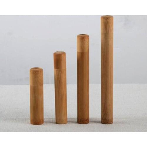 Sealed Tea Barrel Container Cylinder Portable Bamboo Tube Tea Pot Caddy fast shipping SN1343