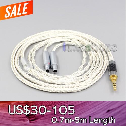 Ln007054 16 Core OCC Silver Plated Headphone Cable For Sennheiser HD800 HD800s HD820s HD820 Enigma Acoustics Dharma D1000