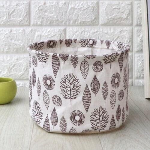 New Small Laundry Folding Bag Basket for Toy Cartoon Storage Barrel Dirty Clothes Sundries Household Organizers Storage Basket