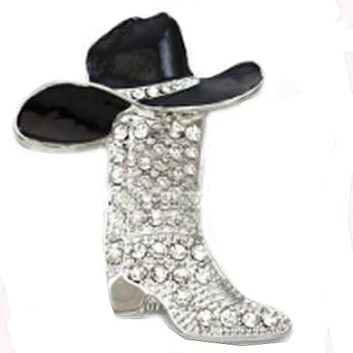 Wholesale 100pcs Silver plated 50mm cowboy boot rhinestone pedant , cowgirl rhinestone pendant
