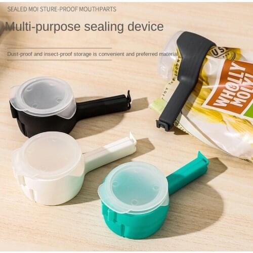 A2943 Multifunctional Sealing Clip Food Preservation Sealing Clip Tea Moisture Proof Discharge Nozzle Plastic Bag Snack Bag