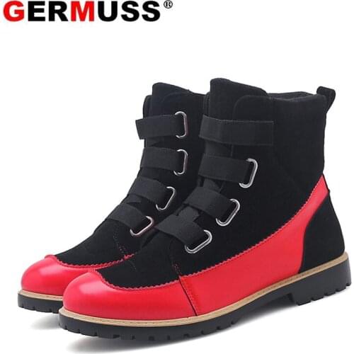 Men Ankle Boots Martens Warm Plush Snow Boots Mens Martin Boots Leather Shoes Men Outdoor Safety Work Shoes Chaussure Homme