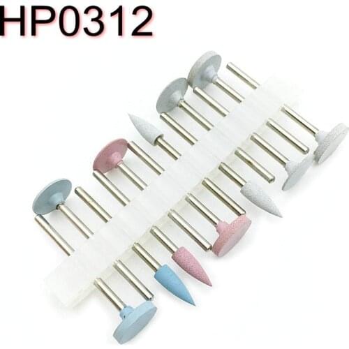12pcs/set Dental Porcelain Teeth Polishing Kit Used for Dental Low-Speed Handpiece Teeth Whitening Oral Hygiene HP0312