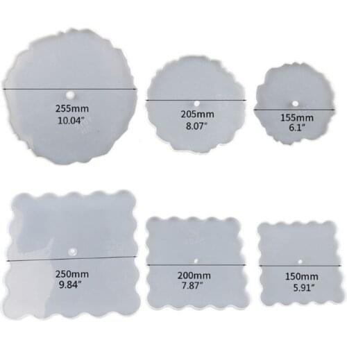 Irregular Big Plate Resin Mold Oversized Fruit Disc Tray Resin Mold Art Crafts