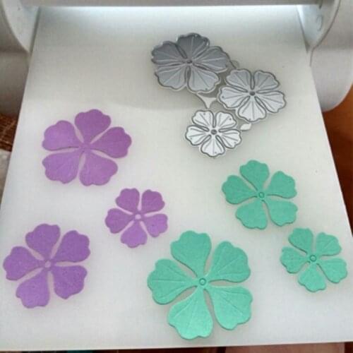 New Metal Cutting Dies Flower New Stencils For DIY Scrapbooking Paper Cards Craft Making Craft Decoration 8.3*6.7mm