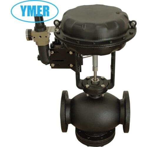 Pneumatic Flange Regulating Valve, High Temperature Steam Three-way Valve