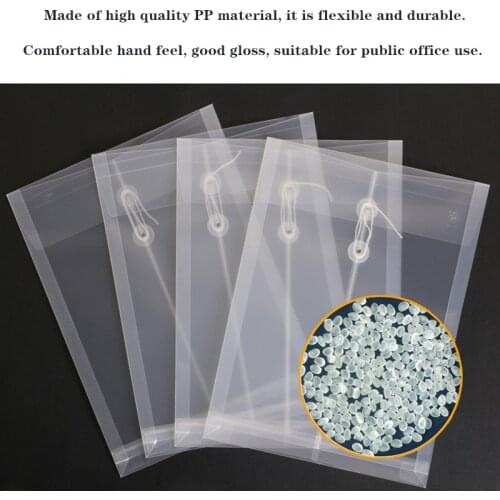 A4 transparent document bag paper folder stationery school office paper bag