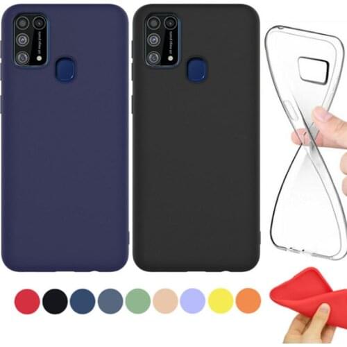 Clear case for Samsung galaxy M31 case soft man boy shockproof Чехол matte funda for samsung galaxy M31 transparent case cover