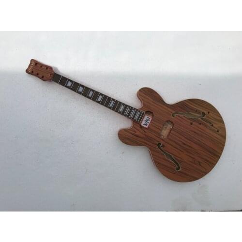 DIY (Not New)Discount Electric Guitar Jazz without Hardwares In Stock Free Shipping W842