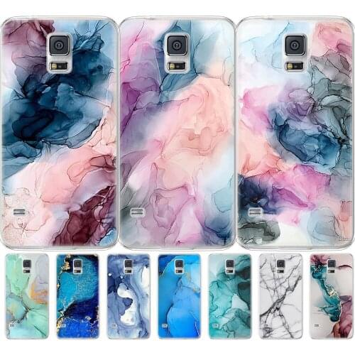 Silicone case for Samsung Galaxy S9 S8 S7 S6 edge S5 S4 S3 PLUS phone cover fashion marble back case
