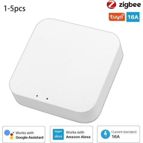 Tuya ZigBee 3.0 Smart Hub Wireless Gateway 1-5pcs Bridge For App Voice Remote Control Works With Alexa Google Home Assistant