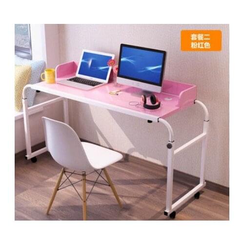 120*45CM Mutil-Purpose Portable Bedside Notebook Table Removable Computer Desk Lazy Laptop Desk Children Study Desk With Wheels