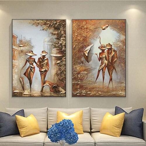Wonderful Love Art Canvas Paintings Reproductions The Romantic Wall Art Picture Posters and Prints For Bedroom Decoration