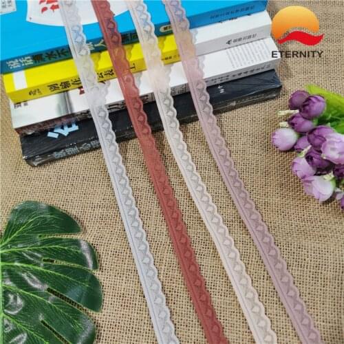 LS1096*1.5 Tight edge white elastic lace border is used for DIY embroidery of wedding decoration