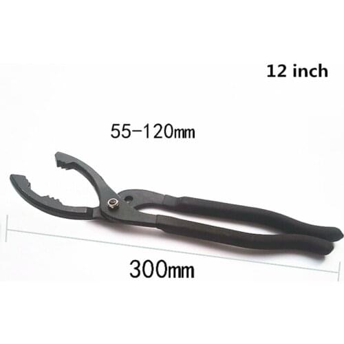 1pc 10/12 Inch Oil Filter Wrench Plier Disassembly Dedicated Clamp Filter Grease Wrench Special Tools For Car Repairing