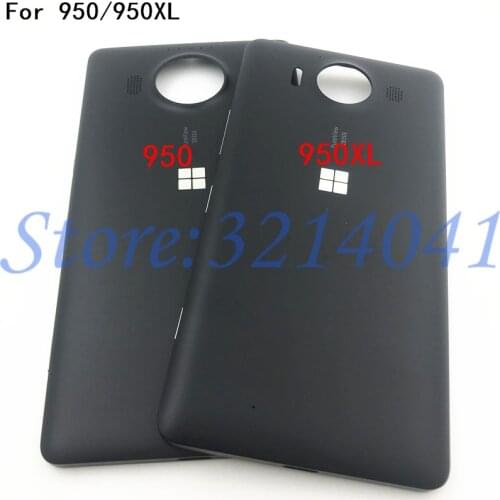 100% Original Plastic Rear Housing For Microsoft Nokia Lumia 950 & 950 XL Battery Cover Back Case With Side Button+NFC