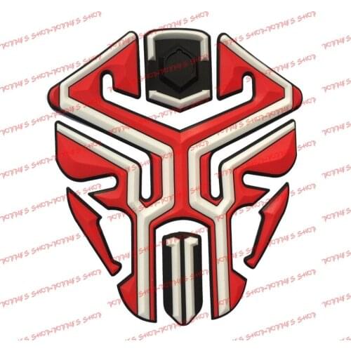 2016 New design King kong 3D Rubber sticker Motorcycle sticker Fuel Gas Tank Pads Tank Protector Tank sticker Tank decals Red
