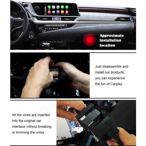 Auto Car For Lexus IS ES NX RX GS LC UX GX LS LX RC CT Apple CarPlay Android Airplay Interface Decoder Box OEM Screen Upgrade
