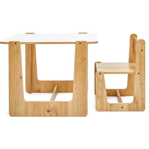 2-4 Age Montessori Table and Chair Set Wooden Study Table Toddler Activity Desk Children Table Kids Furniture Chair for Babies