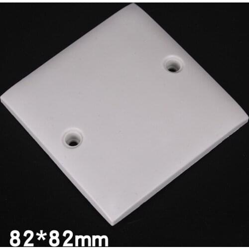 10pcs 86 Concealed Box Engineering Panel Flame Retardant Wall Switch Panel White Cover PVC